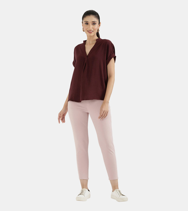 Go Colors Go Colors - Wine Casual Tops