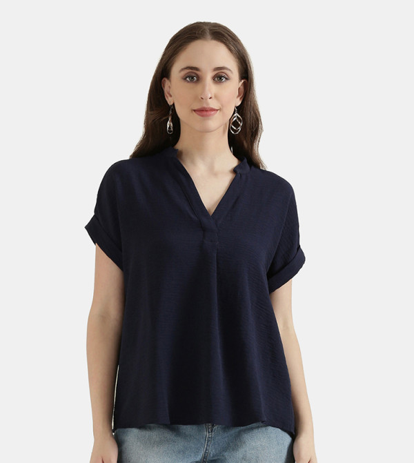 غو كولورز غو كولورز - كحلي Casual Tops