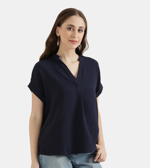 غو كولورز غو كولورز - كحلي Casual Tops