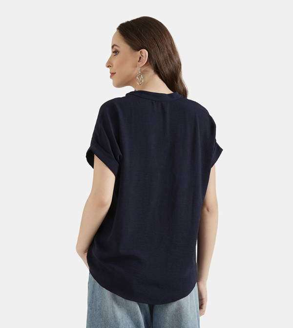 غو كولورز غو كولورز - كحلي Casual Tops
