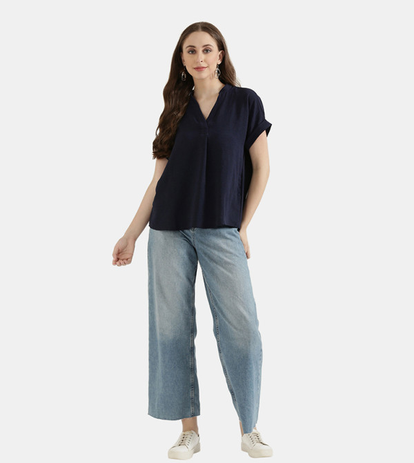 غو كولورز غو كولورز - كحلي Casual Tops