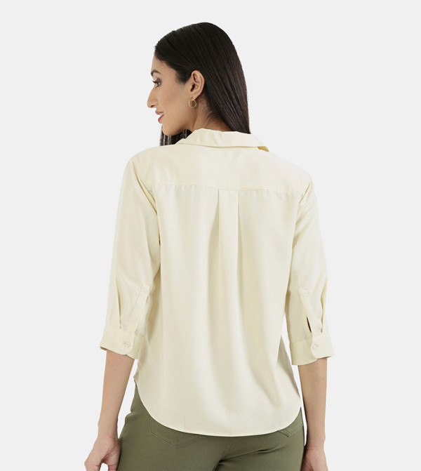 Go Colors Go Colors - Yellow Casual Tops