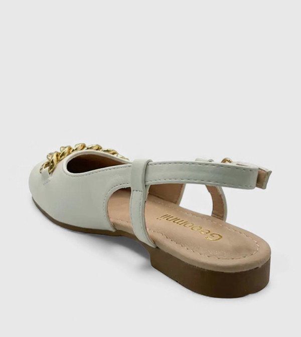 GEOOMNII GEOOMNII - White Casual Slip-On's