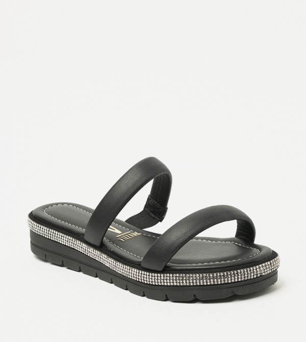 فيزانو فيزانو - أسود Flat Sandals
