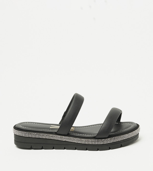 فيزانو فيزانو - أسود Flat Sandals