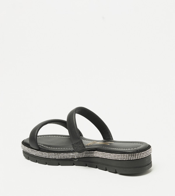 فيزانو فيزانو - أسود Flat Sandals