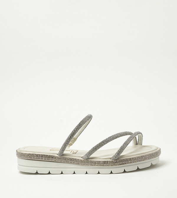 فيزانو فيزانو - أوف وايت Flat Sandals