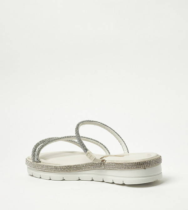 فيزانو فيزانو - أوف وايت Flat Sandals