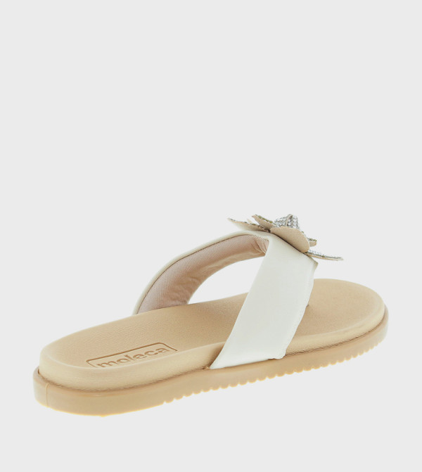 موليكا موليكا - أوف وايت  Flat Sandals