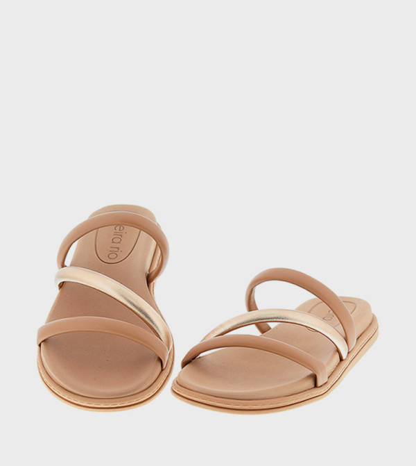Beira Rio Beira Rio - Beige Flat Sandals