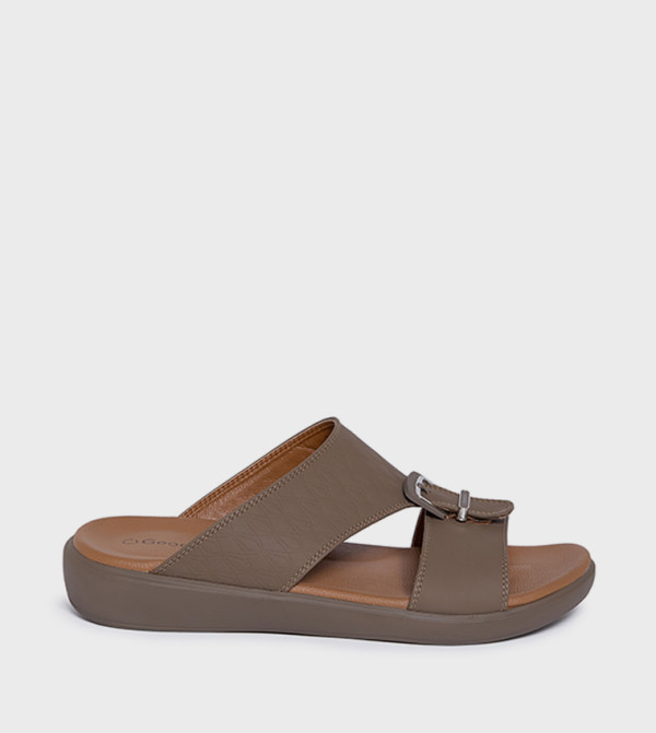 GEOOMNII GEOOMNII - Brown Arabic Sandals