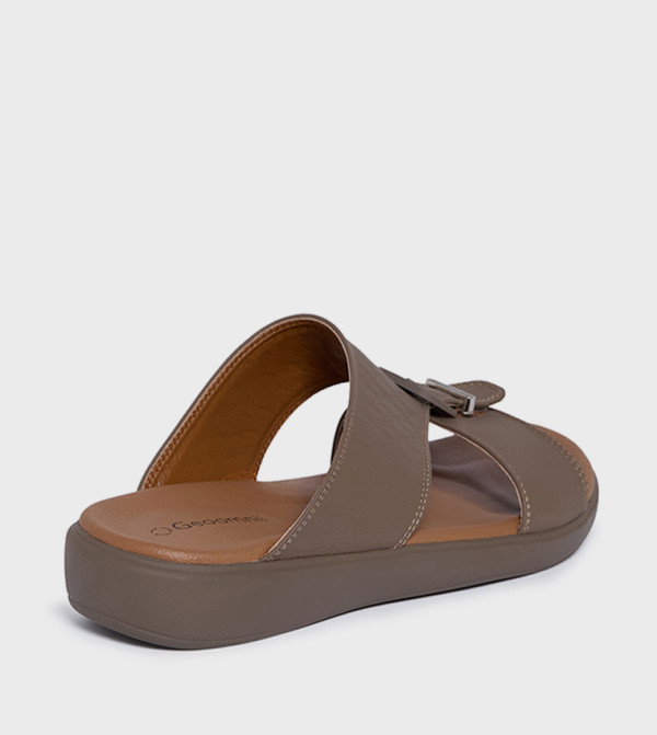 GEOOMNII GEOOMNII - Brown Arabic Sandals