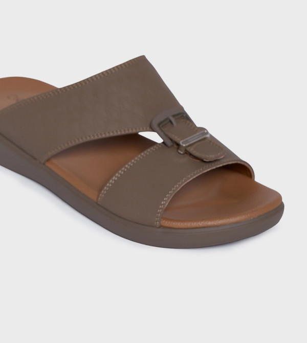 GEOOMNII GEOOMNII - Brown Arabic Sandals