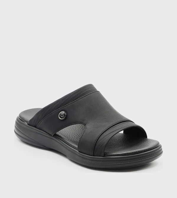 GEOOMNII GEOOMNII - BLACK Arabic Sandals