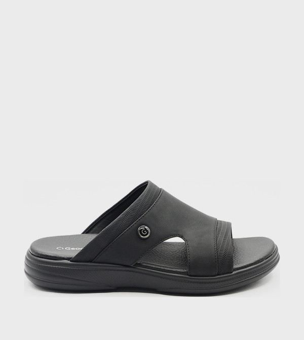 GEOOMNII GEOOMNII - BLACK Arabic Sandals