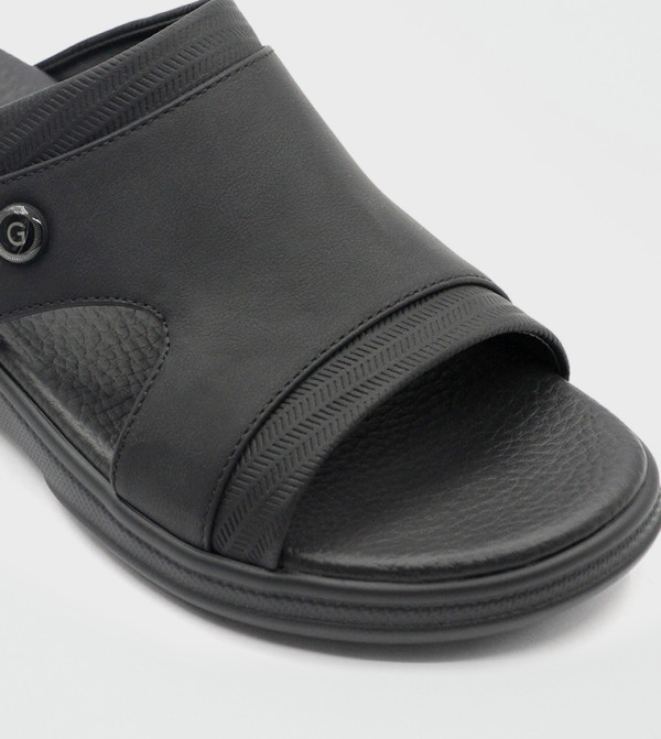 GEOOMNII GEOOMNII - BLACK Arabic Sandals