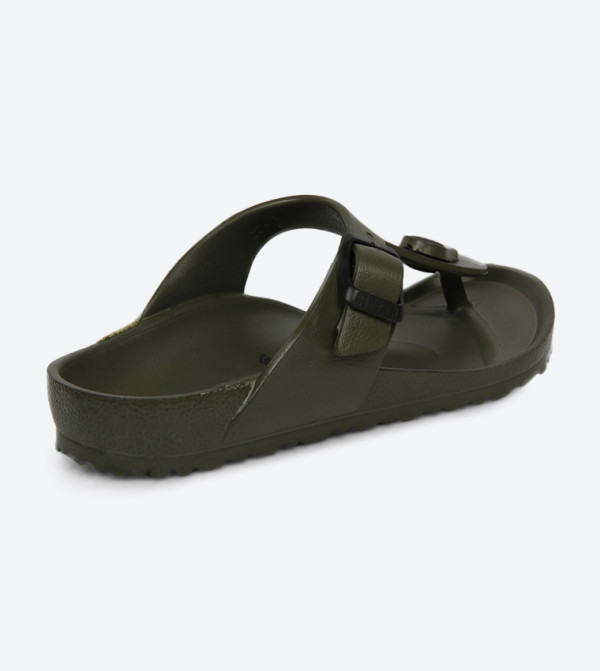 بيركنستوك  - أخضر Flat Sandals