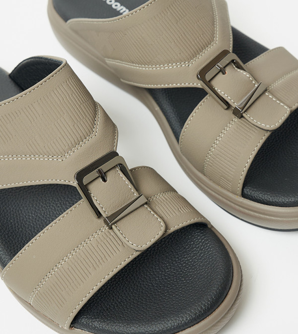 GEOOMNII  Sandals - Beige Arabic Sandals