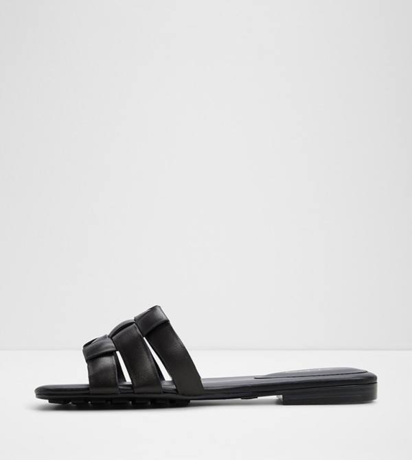 Aldo Aldo - Black Flat Sandals