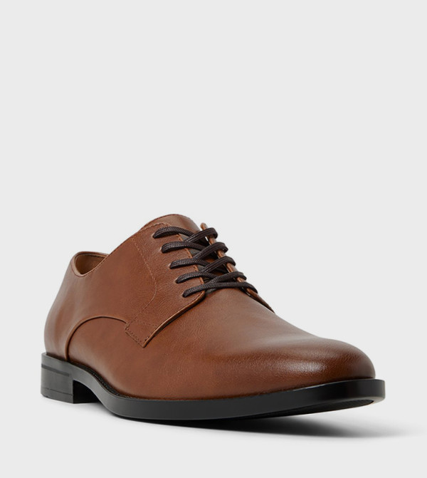 Call it Spring  Formal Shoes - Brown Formal Lace-Up Shoes
