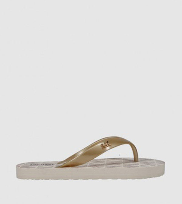 Michael Kors  Flip Flops - Gold Flip Flops