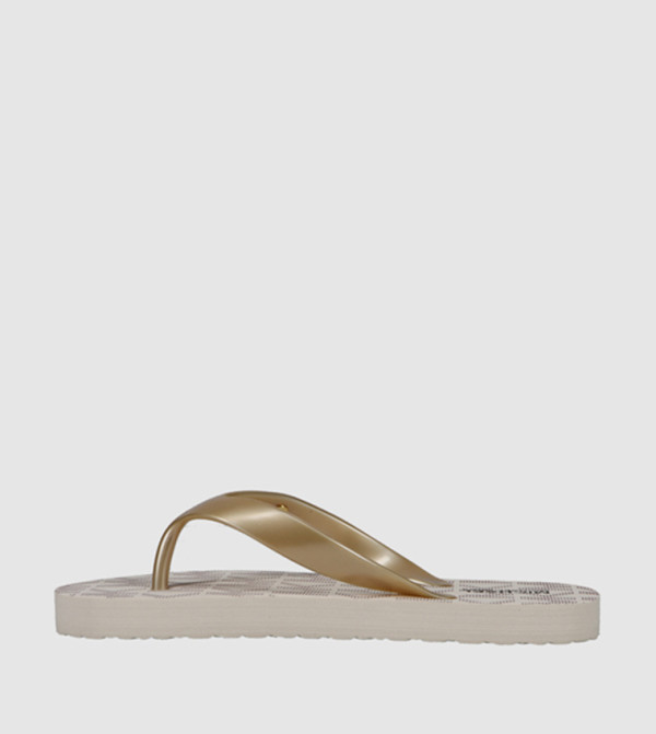 Michael Kors  Flip Flops - Gold Flip Flops
