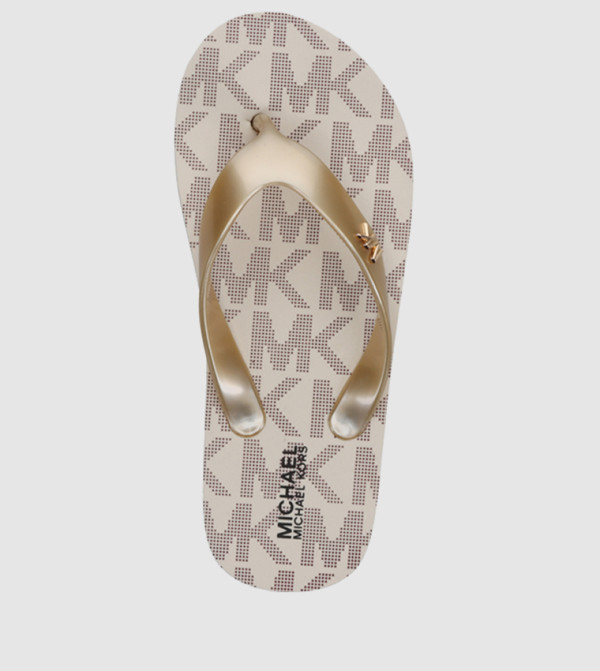 Michael Kors  Flip Flops - Gold Flip Flops
