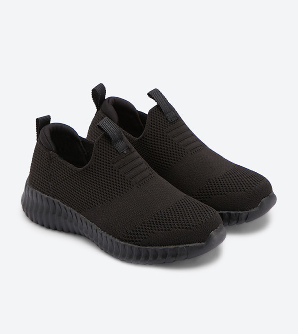 Skechers sportsday-slippers - Black Casual Slip-On's