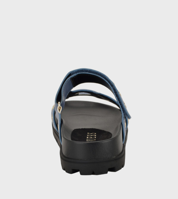 Guess  - Blue Flat Sandals