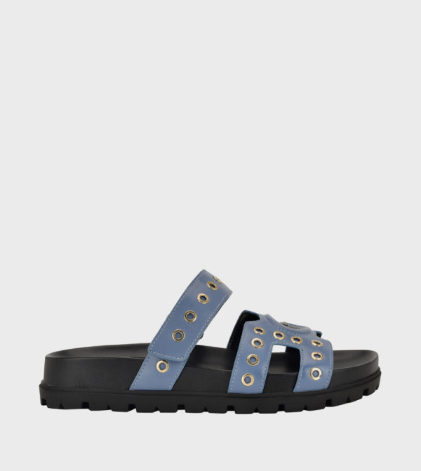 Guess  - Blue Flat Sandals