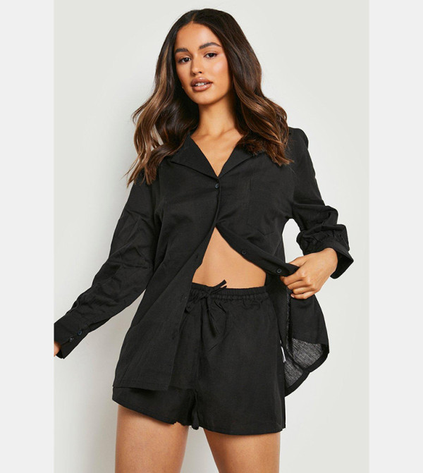 بوهو - إكسبرس بوهو - أسود Co-Ord Set