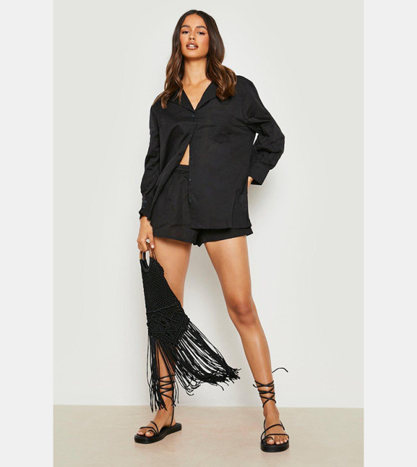 بوهو - إكسبرس بوهو - أسود Co-Ord Set