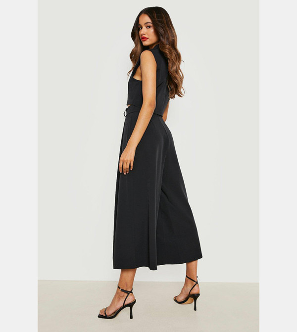 boohoo - Express  Palazzo - Black Palazzos