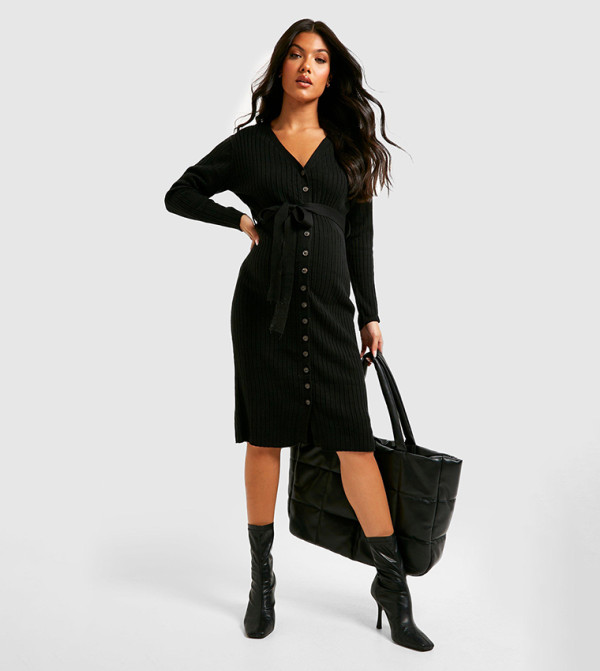 boohoo  Maternity Clothing - Black Dresses