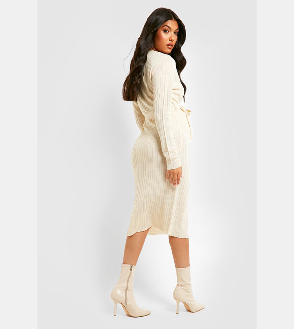boohoo  Maternity Clothing - Beige Dresses
