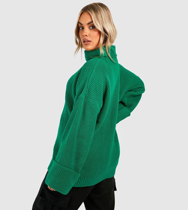 boohoo - Express  Sweaters & Cardigans - Emerald Sweaters & Cardigans