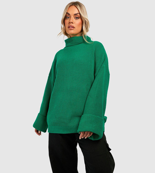 boohoo - Express  Sweaters & Cardigans - Emerald Sweaters & Cardigans
