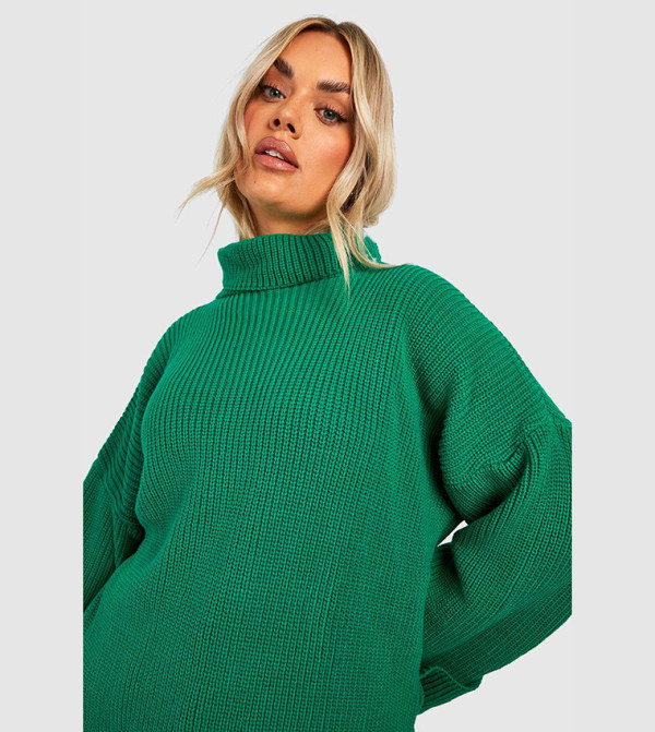 boohoo - Express  Sweaters & Cardigans - Emerald Sweaters & Cardigans