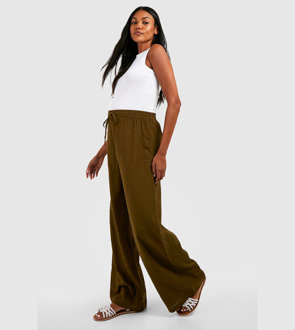 boohoo  Maternity Clothing - Khaki Pants & Leggings