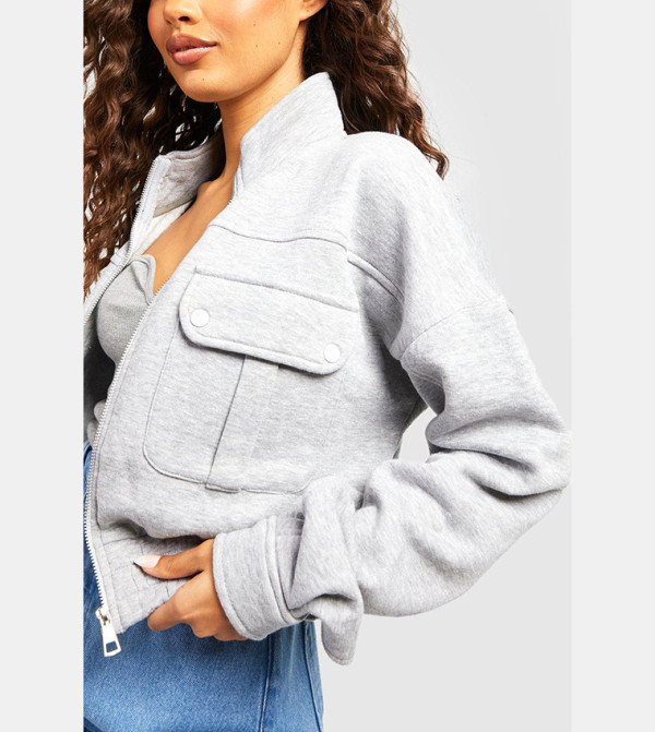 boohoo - Outlet  - Grey Casual Jackets