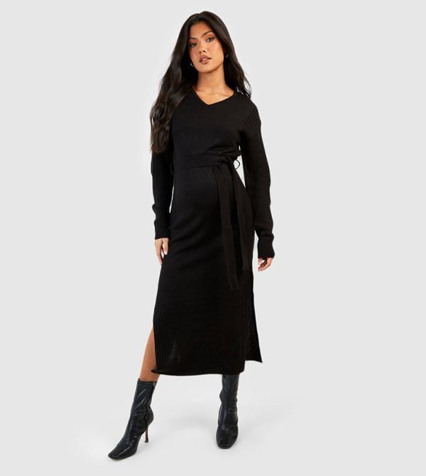 boohoo  Maternity Clothing - Black Dresses