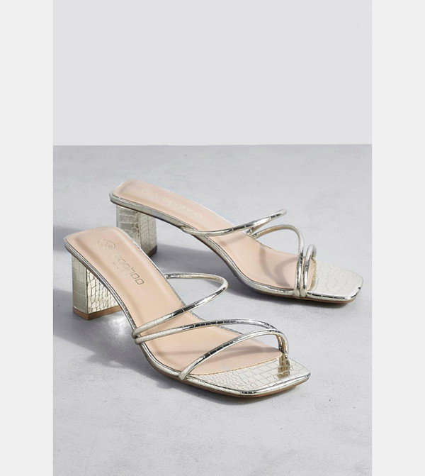boohoo - Outlet  - Gold Heels