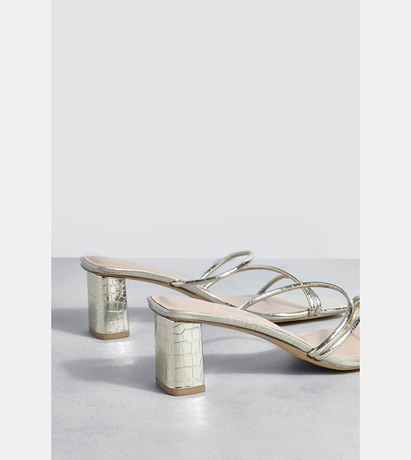 boohoo - Outlet  - Gold Heels