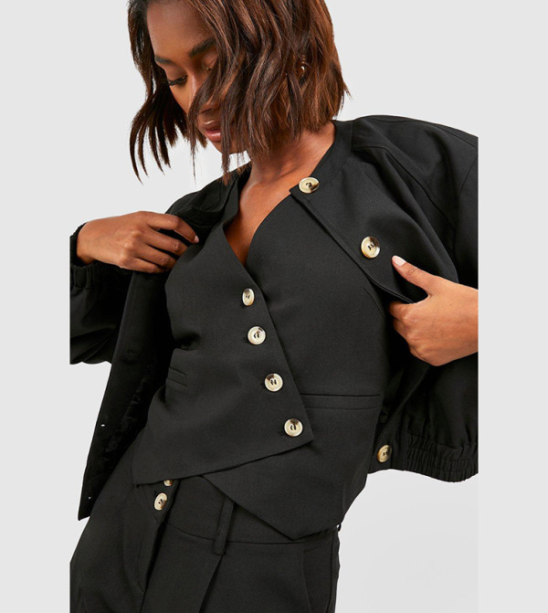 boohoo  workwear - Black Waistcoats