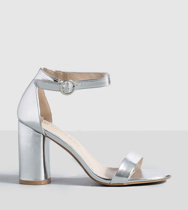boohoo - Outlet boohoo - Silver Wedges
