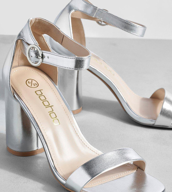 boohoo - Outlet boohoo - Silver Wedges