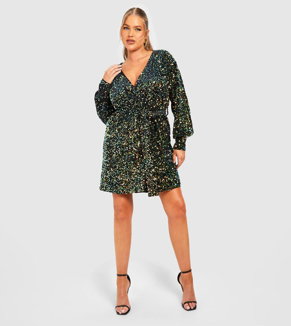 boohoo - Outlet  - Green Dresses