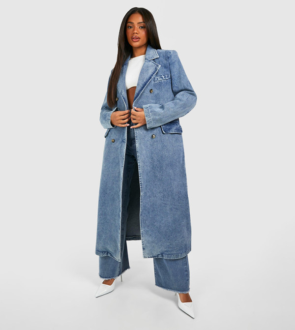 بوهو denim-obsessed - أزرق جاكيتات دنيم