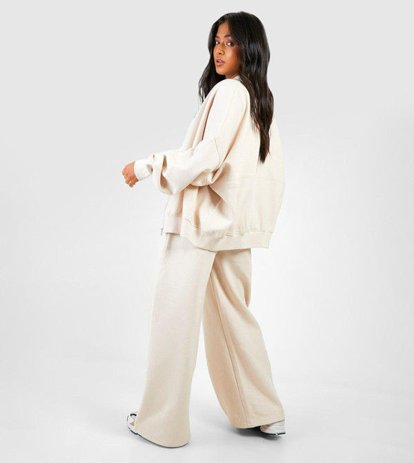 boohoo  Clothing Sets - Beige Track Suits
