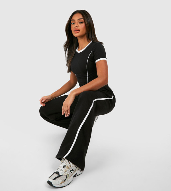 بوهو  أطقم ملابس - أسود Co-Ord Set